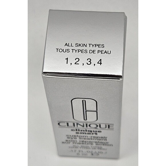 Clinique Smart Custom Repair Eye Treatment .17oz 5ml Travel Size NIB - Picture 2 of 6